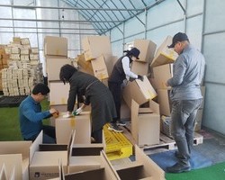 한중일 이화청도국제학교에 한국어교재 100권 기증