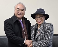 박상원 한국어유엔공용어추진연합 총재, 소피아 황 뉴욕지
