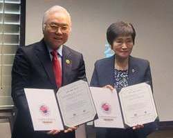 미주현직한인회장협의회와 한글세계화 및 한국어유엔공용어를